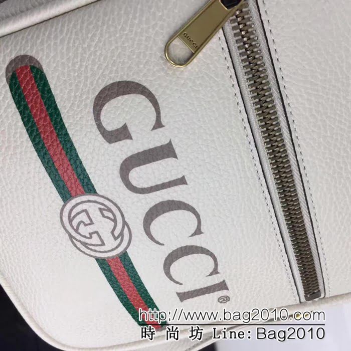 GUCCI古馳原單 新款專櫃品質原單貨實物實拍523591 米白男單肩斜挎包 HY1158